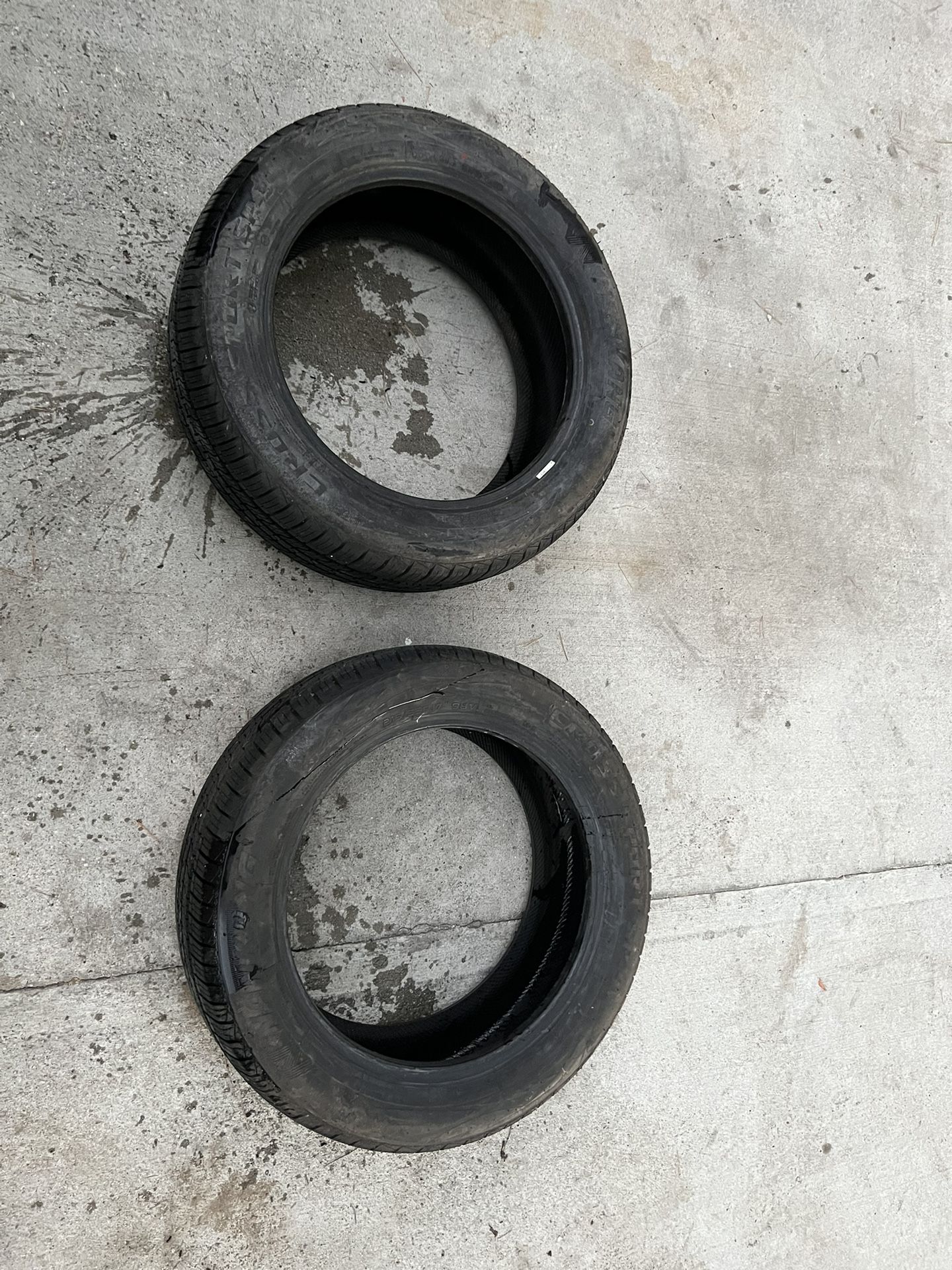 215/55r17 (2) Tires Only 