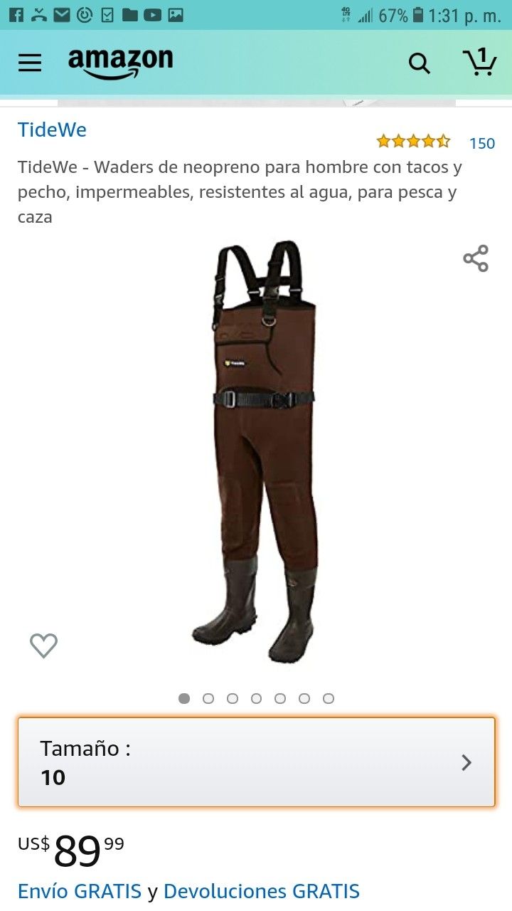 Tidewe Waders grande botas size #10