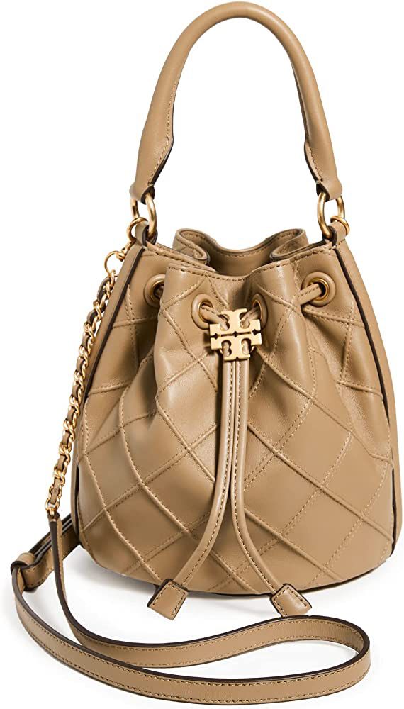 Tory Burch Fleming Soft Bucket Bag (Pebblestone) Handbags - ShopStyle