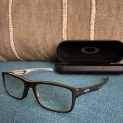 Oakley Plank 2.0 Eyeglass Frames, Satin Black w/ Case