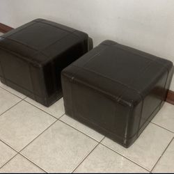 Brown Matching Ottoman 