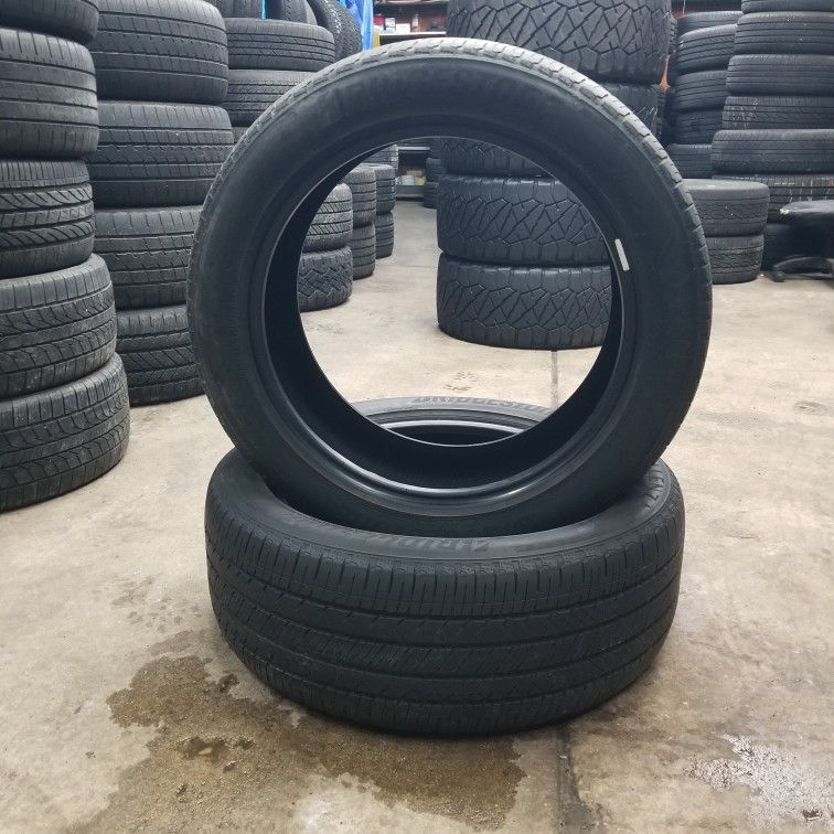 🔥 (2) 255 50 20 Bridgestone Alenza All Season Tires 