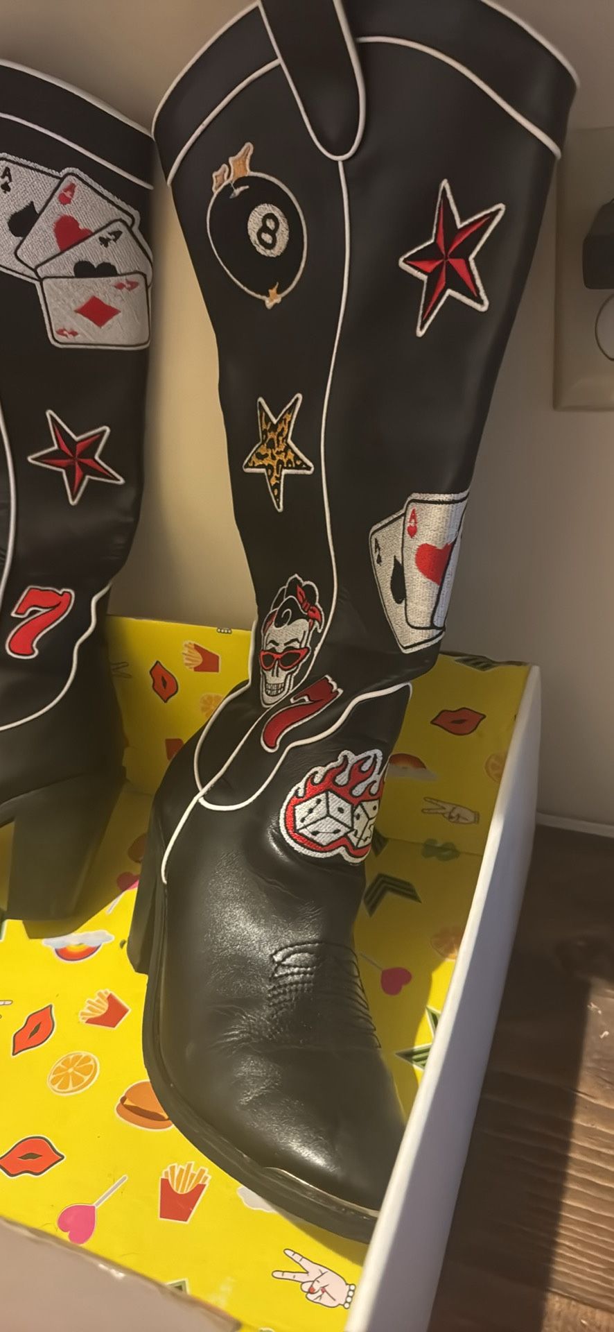 Dollskill Cowboy Card Boots Men's shoes