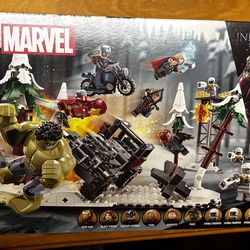 Opened, complete set