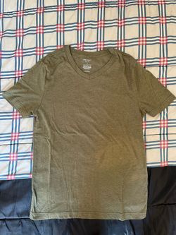 Olive Green V-Neck
