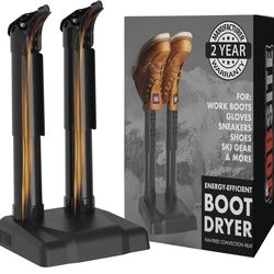 Jobsite boot dryer silent shoe dryer y warmer for work boots,gloves y shoes fabless convection dry helps reduce odor