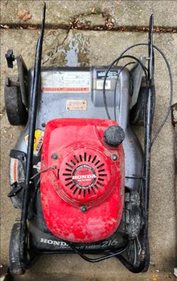 Honda Harmony II HRS216 Lawn Mower GCV160 Easy-Start Engine | Untested For Parts