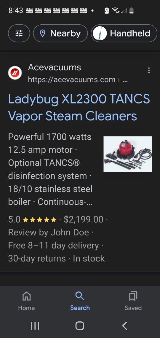 LADYBUG XL 2300 DISINFECTING SYSTEM