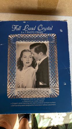 Fill Lead Crystal photo frame