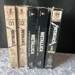 METALLICA VHS Bundle lot Of 5 