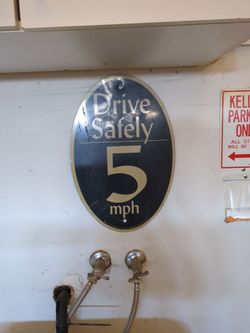Metal signage