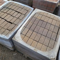 CEMENT BRICK PAVERS  $320 EACH PALLET  (~100 SQUARE FEET PER PALLET)