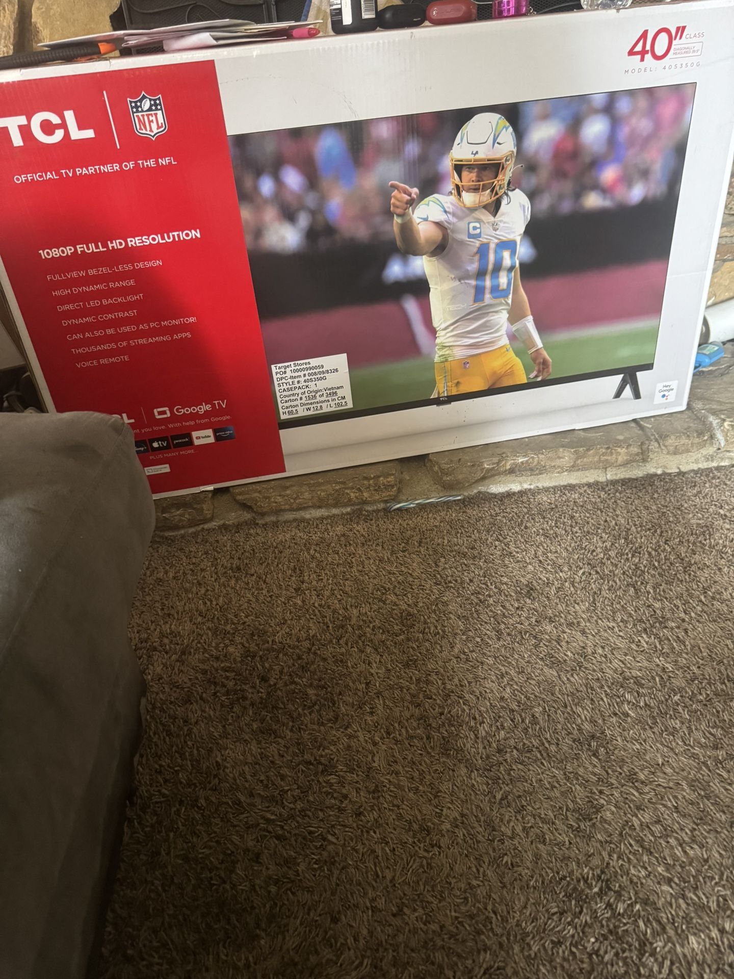 TCL 40inch 1080p HD TV