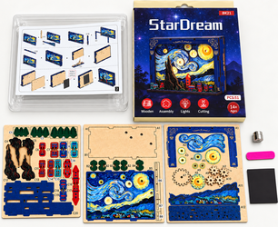 Starry Dream DIY Magnetic Miniature House Kit - BK21