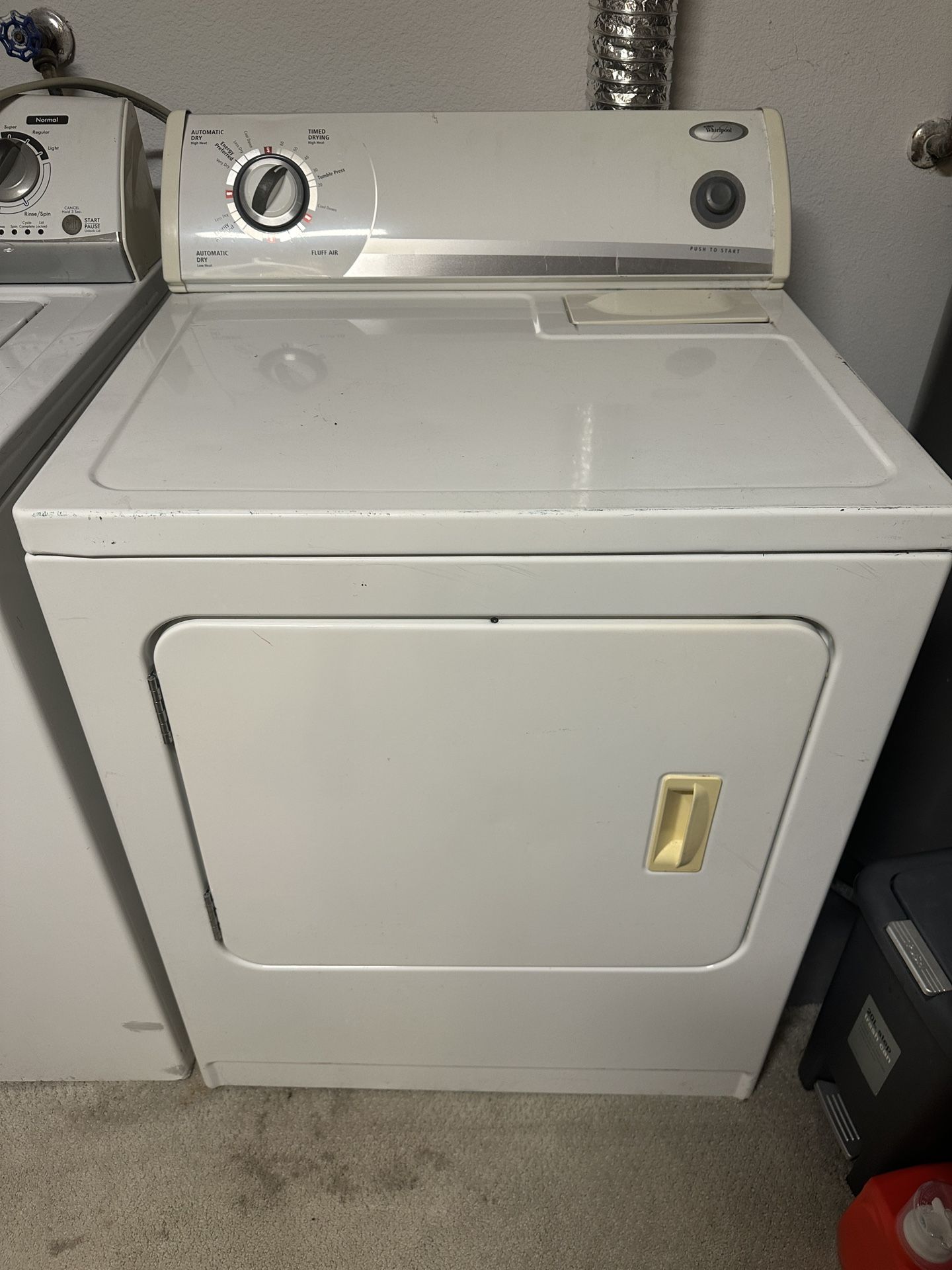 Whirlpool Electric Dryer WED5300SQ (See Description)