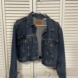 Authentic Levi Cropped Jean Jacket