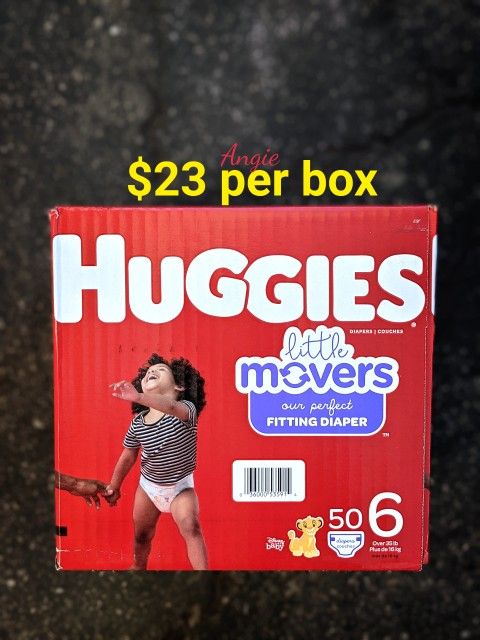 Huggies Little Movers Size 6