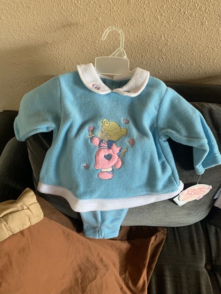 Precious Moments 18 Months (GIrl 2 Piece Fleece Winter Pant Set)