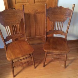 Authentic Victorian Chairs, Pair