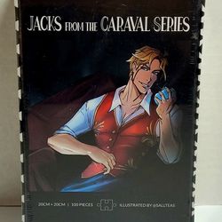 New Sealed Jacks From The Caraval Series P 100 Piece Puzzle Fairyloot Exclusive. The item is a 100-piece jigsaw puzzle featuring Jacks from the Carava