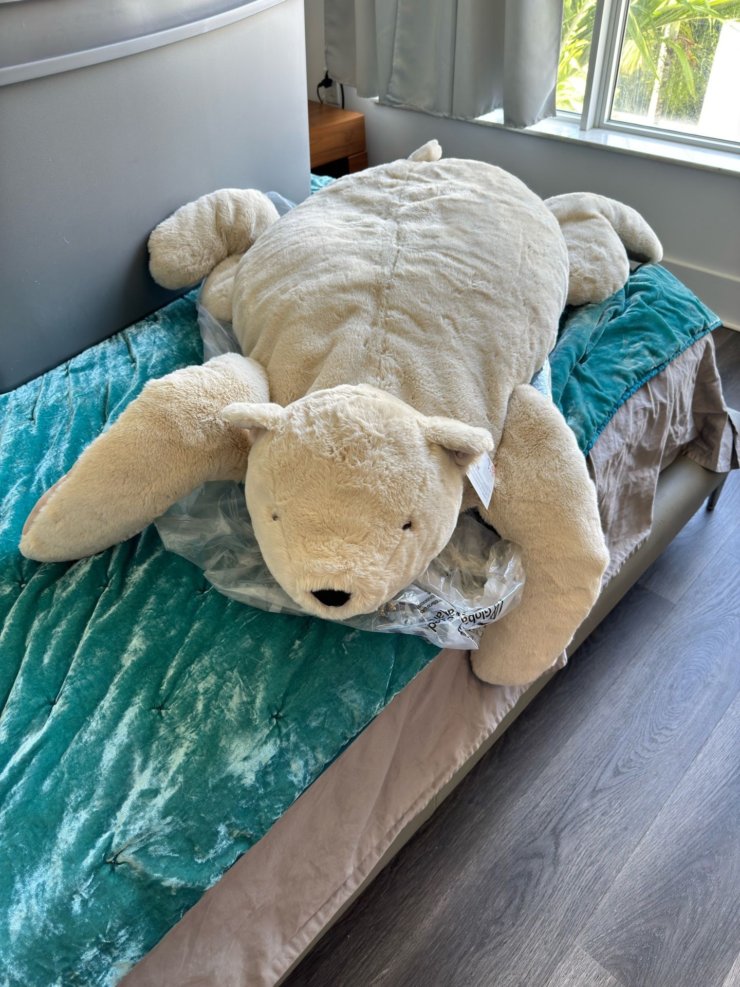Pottery Barn Kids Jumbo Bear Floor Plush – Huge Stuffed Animal