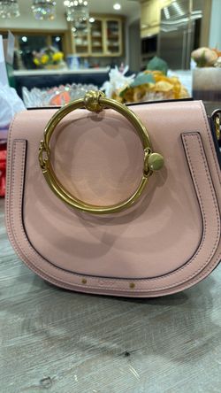 Chloé Nile Bracelet Bag Pink Leather
