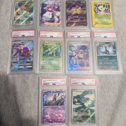 Lot of 10 PSA Graded Pokemon Cards