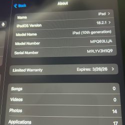 iPad 10th Generation