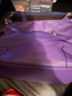 Purple purse