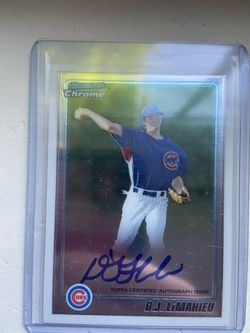 Hott!!! Bowman Chrome D.J. LeMahieu autographed RC