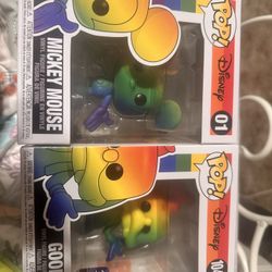Limited pride Funkos Disney