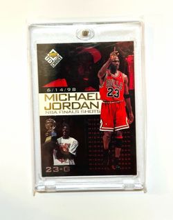 1998 Upper Deck  NBA Finals Shots  Michael Jordan 23-G Chicago Bulls