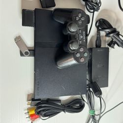 PlayStation 2 Slim – Ready to Play + Games + Controller 