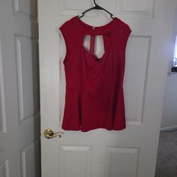 Plus Peplum Top