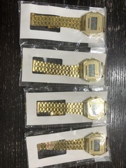 Gold Stainless Steel Watch