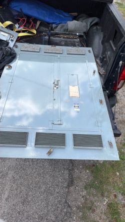 Used Square D I-Line Commercial Electrical Panelboard Front Cover / Trim Only