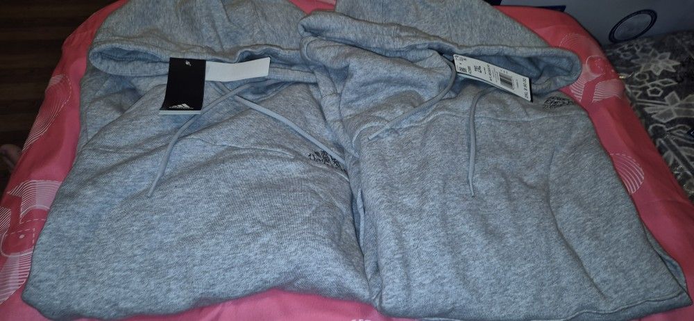 New 2x Mens Adidas Hoodie