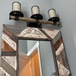 Mirror And Bathroom Lights 