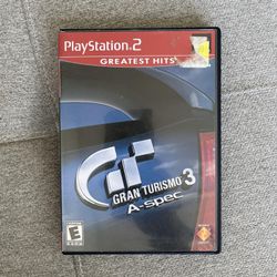 Gran Turismo 3 A-spec GREATEST HITS (Sony PlayStation 2) PS2 GAME COMPLETE CIB