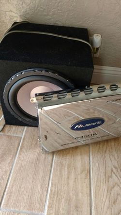 Diamond 12" sub & Almani 2,450 watt mosfet digital amp
