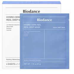 Hydroq Cera-nol Real Deep Mask - 4 pack for Dryness Relief & Redness Soothing