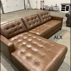 Ashley Leather Sectional Brand New 
