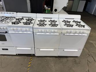 Premier white 4 burner range stove 24 inches