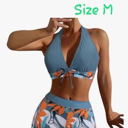 Junior's Bikini Swimsuit Swimwear Size M