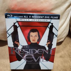 Resident Evil 5 Movies Blu-Rays Anthology 