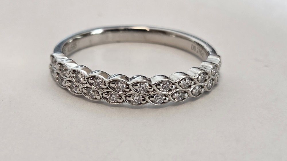 High Quality 14k White Gold VVS Quality Size 6