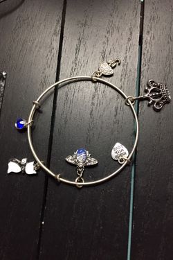 9” Expandable Stainless Steel Charm Bracelet