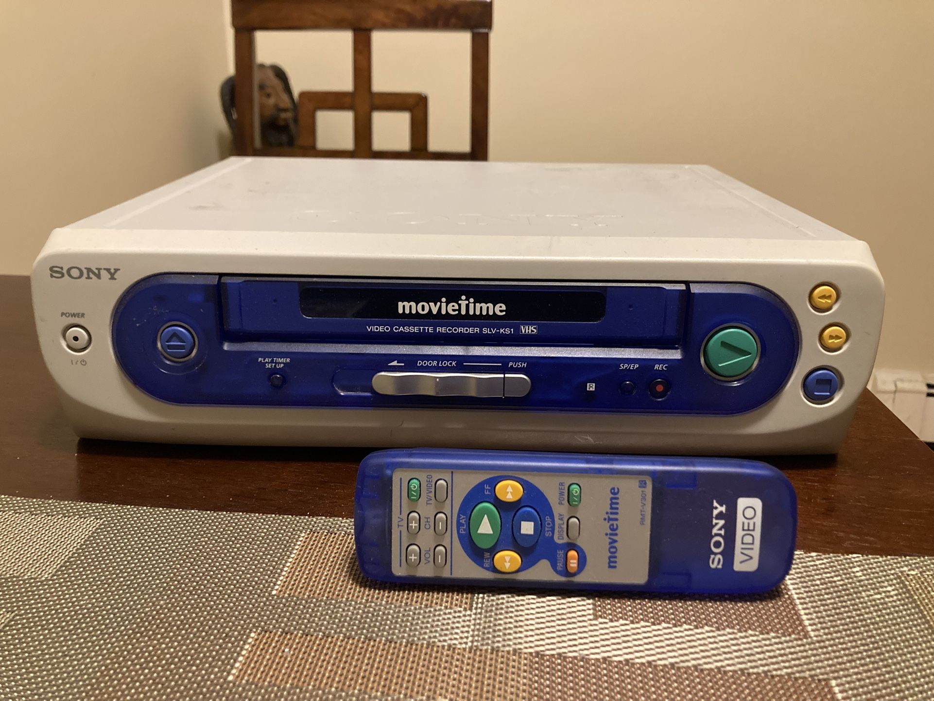 Sony Movie time VCR With Remote