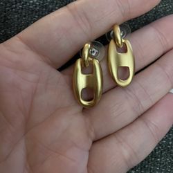 Goldtone Anne Klein Earrings 