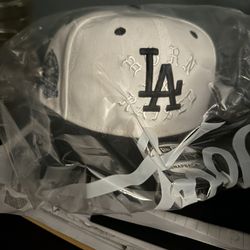 Born x Raised White Dodgers Hat